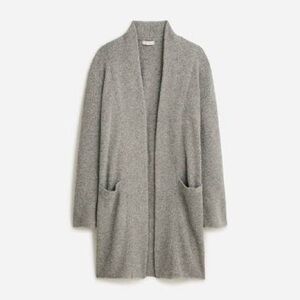 J. Crew Light Gray Shawl Collar Cardigan